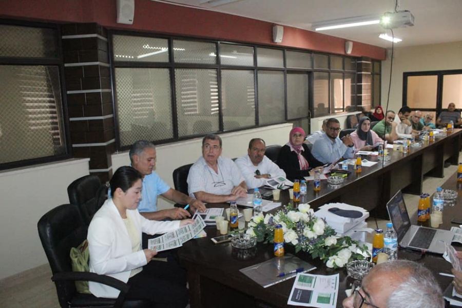 الاجتماع الشهري السادس لمشروع تحسين ادارة خدمة المياه في بلدية جنين